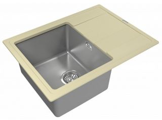 Кухонная мойка Florentina Комби 650 грей